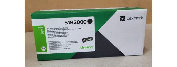 Toner Lexmark 51B2000 Schwarz Neu OVP A-Ware Original Lexmark MS317 MS417 . 
