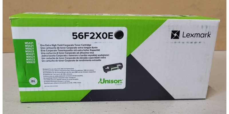 Toner Lexmark 56F2X0E Schwarz Neu OVP A-Ware Original MS421 MS521  . 