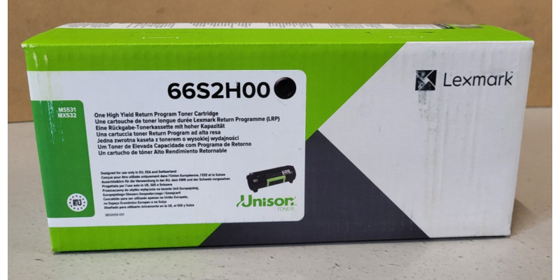 Toner Lexmark 66S2H00 Schwarz Neu OVP A-Ware Original MS531 MX532  . 