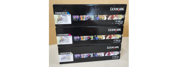 3 Toner Lexmark C925H2CG C925H2MG C925H2YG Neu OVP A-Ware Original C925 . 