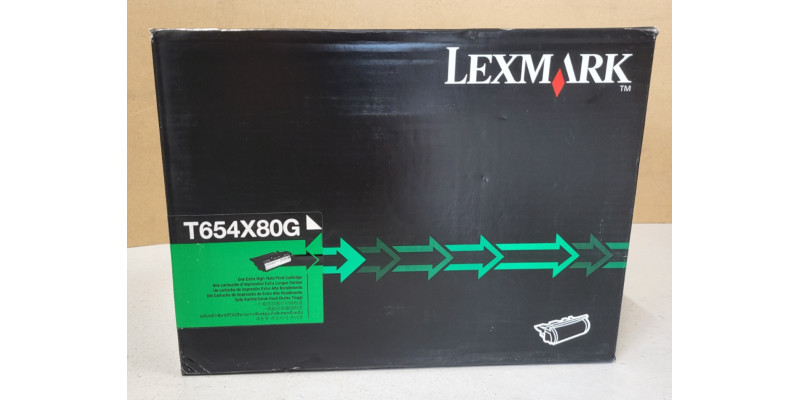 Toner Lexmark T654X80G Schwarz Neu OVP Original T654  . 