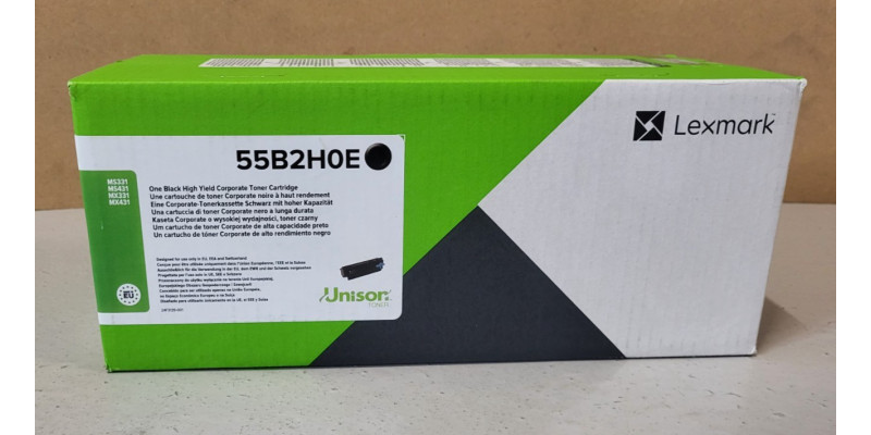Toner Lexmark 55B2H0E Schwarz Neu OVP Original MS331 MS431 MX331  . 