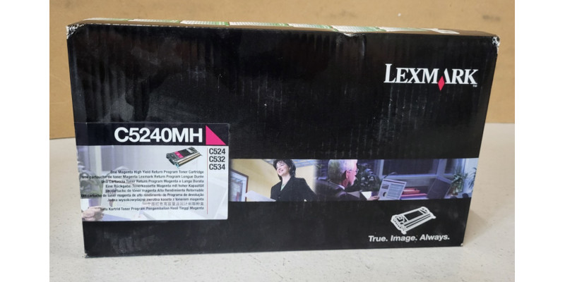 Toner Lexmark C5240MH Magenta Neu OVP A-Ware Original C524 C534  