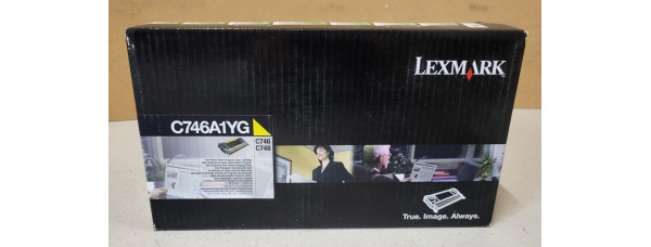 Toner Lexmark C746A1YG Gelb Neu OVP A-Ware Original C746, 748   