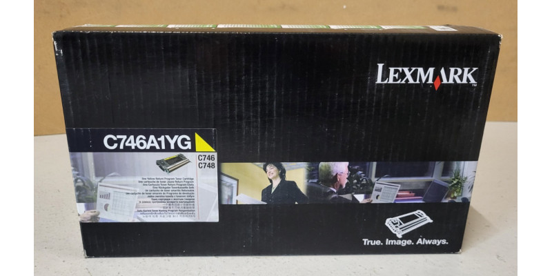 Toner Lexmark C746A1YG Gelb Neu OVP A-Ware Original C746, 748   
