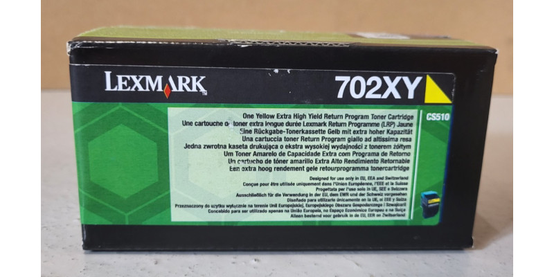 Toner Lexmark 702XY Gelb 70C2XY0 Neu OVP A-Ware Original CS510  . 