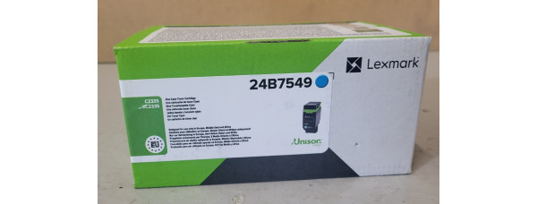 Toner Lexmark 24B7549 Cyan Neu OVP A-Ware Original C2335 XC2335 . 