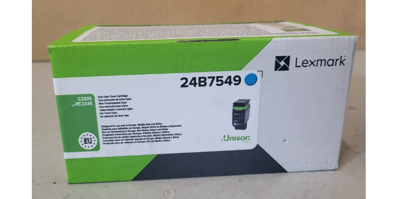 Toner Lexmark 24B7549 Cyan Neu OVP A-Ware Original C2335 XC2335 . 