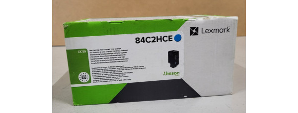 Toner Lexmark 84C2HCE Cyan Neu OVP Original CX725   