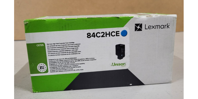 Toner Lexmark 84C2HCE Cyan Neu OVP Original CX725   