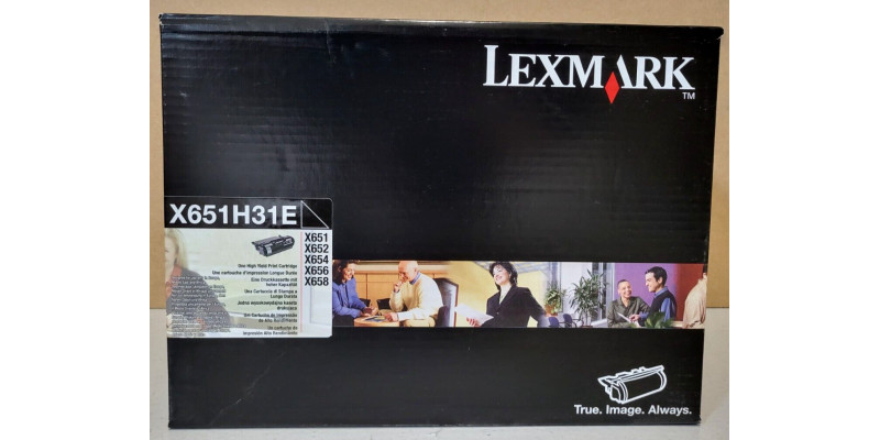 Toner Lexmark X651H31E Schwarz Neu OVP A-Ware Original X651, X652, X656  