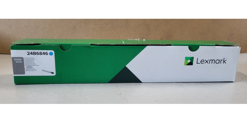 Toner Lexmark 24B6846 Cyan Neu OVP Original XC9200 Series Rechnung MwSt 