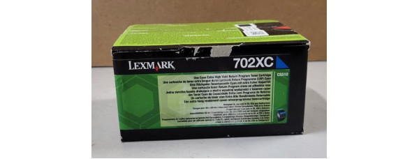 Toner Lexmark 702XC Cyan 70C2XC0 Neu OVP Original CS510 Rechnung MwSt. 