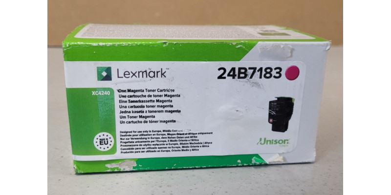 Toner Lexmark 24B7183 Magenta Neu OVP Original XC4240 Rechnung MwSt. 