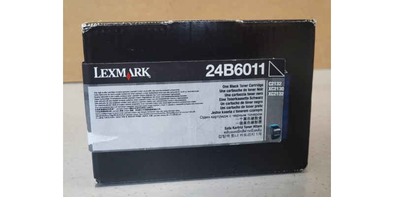 Toner Lexmark 24B6011 Schwarz Neu OVP Original C2132 XC2130 XC2132 Rg MwSt. 