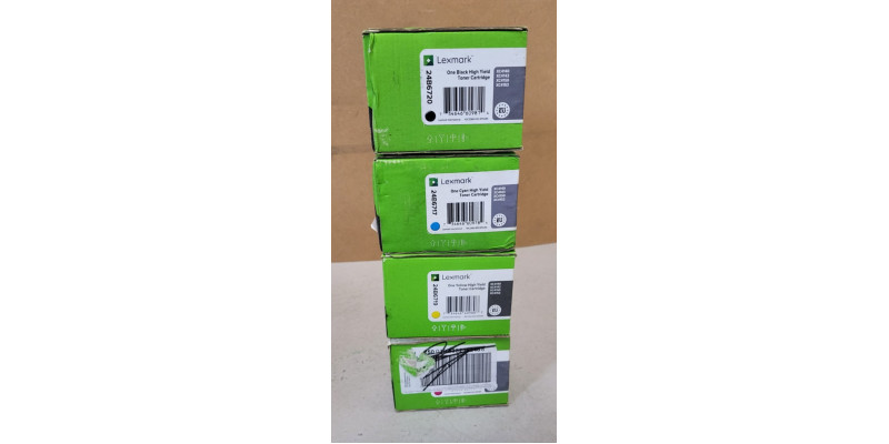 4 Toner Lexmark 24B6717 24B6718 24B6719 24B6720 Neu OVP Original XC4140 Rg MwSt 