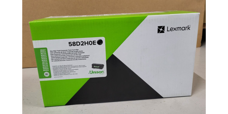 Toner Lexmark 58D2H0E Schwarz Neu OVP A-Ware Original MS821 MS822 Rg MwSt 