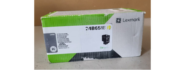 Toner Lexmark 24B6518 Gelb Neu OVP Original C4150 Rechnung MwSt 