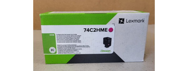 Toner Lexmark 74C2HME Magenta Neu OVP Original CS725 Rechnung MwSt 