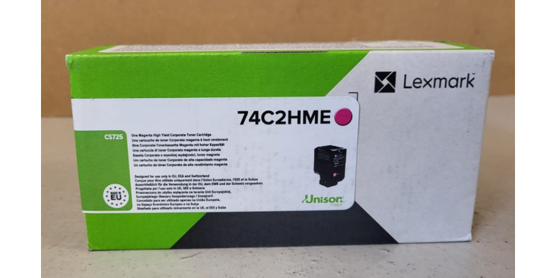 Toner Lexmark 74C2HME Magenta Neu OVP Original CS725 Rechnung MwSt 