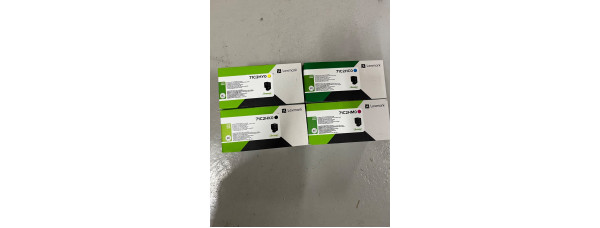 4 Toner Lexmark 71C2HYO 71C2HCO 71C2HK0C 71C2HMO Neu OVP A-Ware CS730 Original 