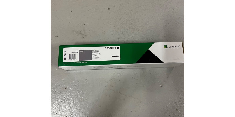 Toner Lexmark 63D0H00 Schwarz Neu OVP Original A-Ware MX931dse Rechnung MwSt. Toner Lexmark 63D0H00 Schwarz Neu OVP Original A-Ware MX931dse Rechnung MwSt.
