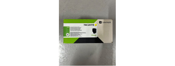 Toner Lexmark 74C2HYE Gelb CS725 Neu OVP Original CS725de, CS725dte Rg MwSt Toner Lexmark 74C2HYE Gelb CS725 Neu OVP Original CS725de, CS725dte Rg MwSt