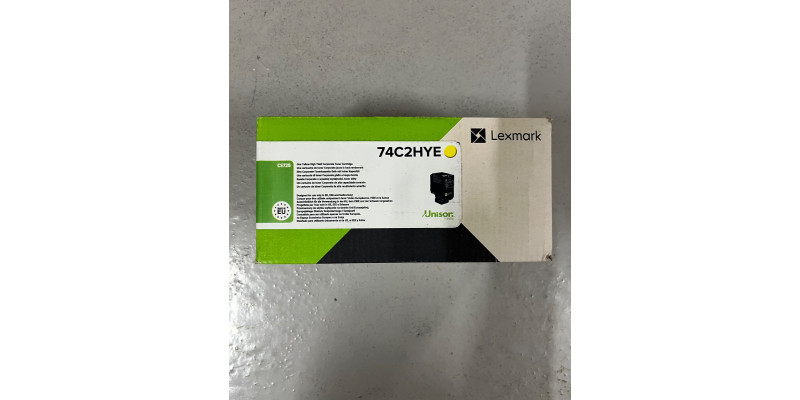 Toner Lexmark 74C2HYE Gelb CS725 Neu OVP Original CS725de, CS725dte Rg MwSt Toner Lexmark 74C2HYE Gelb CS725 Neu OVP Original CS725de, CS725dte Rg MwSt