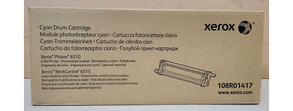 Trommel Xerox 108R01417 Cyan Neu OVP Phaser 6510 WorkCentre 6515  