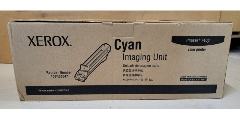 Trommel Xerox 108R00647 Cyan Neu OVP Original Phaser 7400  . 