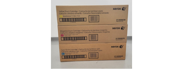 3 Trommel Xerox 013R00658 013R00659 013R00660 Neu OVP A-Ware 7120 Rg MwSt. 