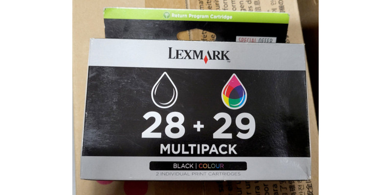 Multipack Tinte Lexmark 18C1520E 28 + 29 Schwarz Color Neu OVP A-Ware Original 