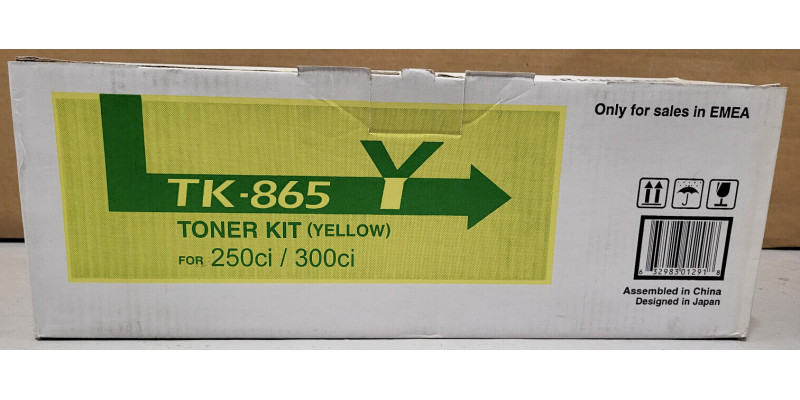 Toner Kyocera TK-865Y Gelb Neu OVP A-Ware Original TASKalfa 250ci  . 