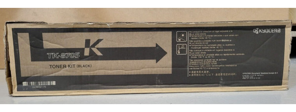 Toner Kyocera TK-8705K Schwarz Neu OVP A-Ware TASKalfa 6550ci Original . 