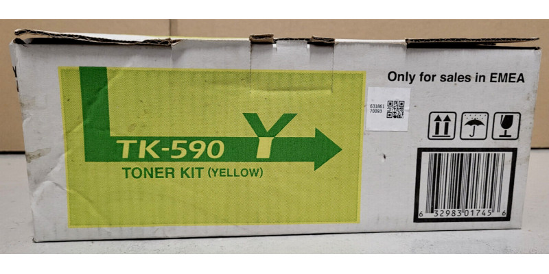 Toner Kyocera TK-590Y Gelb 1T02KVANL0 Neu OVP B-Ware Original FS-C2026 . 