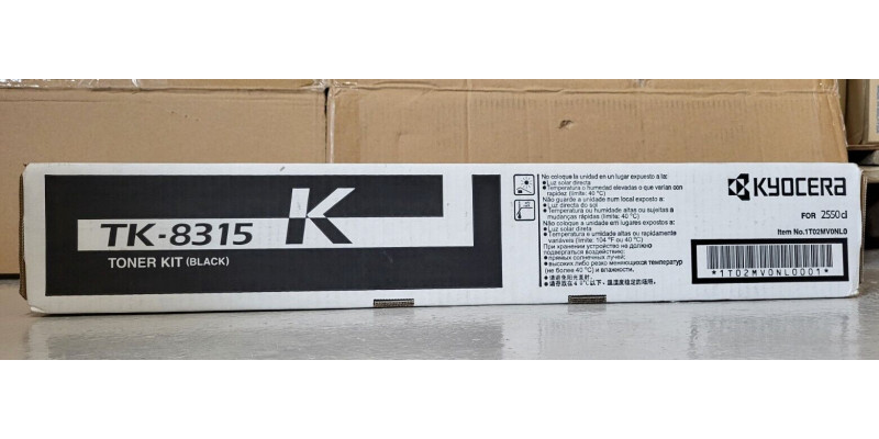 Toner Kyocera TK-8315K Schwarz Neu OVP A-Ware Original TASKalfa 2550ci . 