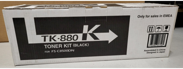 Toner Kyocera TK-880K Schwarz Neu OVP A-Ware Original FS-C8500DN  . 