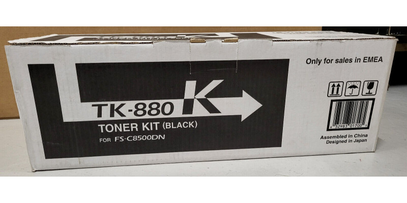 Toner Kyocera TK-880K Schwarz Neu OVP A-Ware Original FS-C8500DN  . 