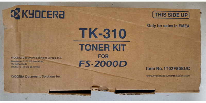 Toner Kyocera TK-310 Schwarz 1T02F80EUC Neu OVP A-Ware Original FS-2000D  