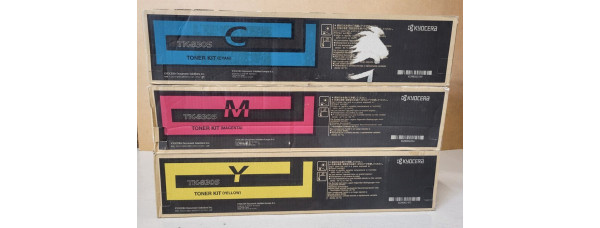 3 Toner Kyocera TK-8305C TK-8305M TK-8305Y Neu OVP B-Ware Original TASKalfa 3050 