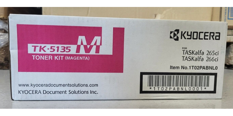 Toner Kyocera TK-5135M Magenta Neu OVP A-Ware Original TASKalfa 265ci  