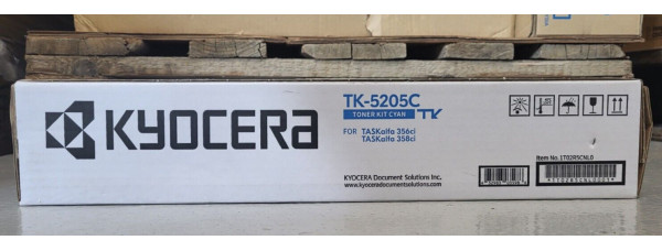 Toner Kyocera TK-5205C Cyan Neu OVP A-Ware Original TASKalfa 356ci  