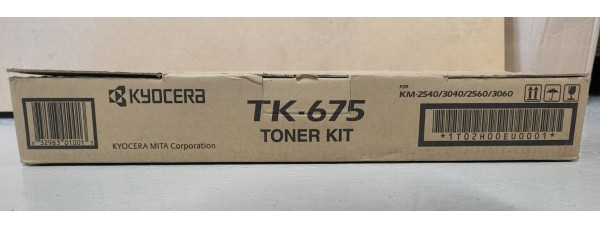 Toner Kyocera TK-675 Schwarz 1T02H00EU0 Neu OVP A-Ware Original KM-2540  