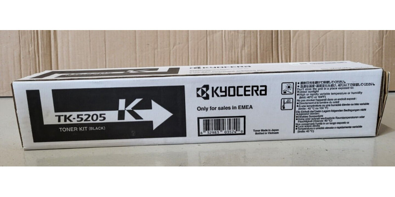 Toner Kyocera TK-5205K Schwarz Neu OVP A-Ware Original TASKalfa 356ci . 
