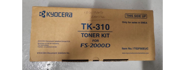 Toner Kyocera TK-310 Schwarz 1T02F80EUC Neu OVP Original FS-2000D . 