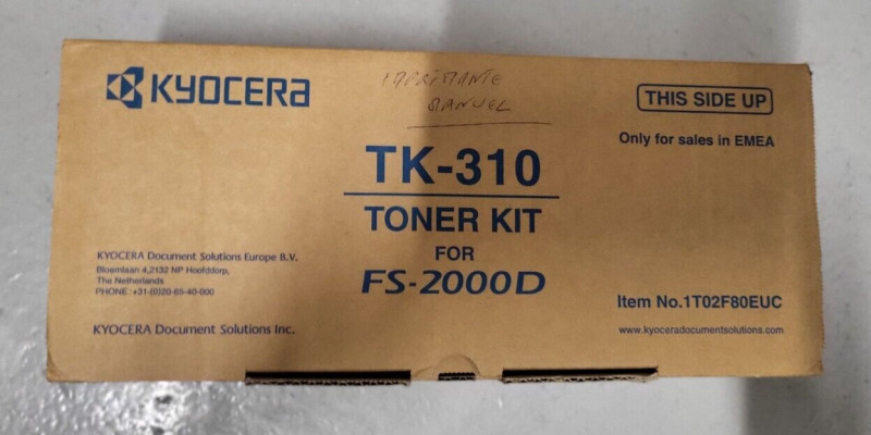 Toner Kyocera TK-310 Schwarz 1T02F80EUC Neu OVP Original FS-2000D . 