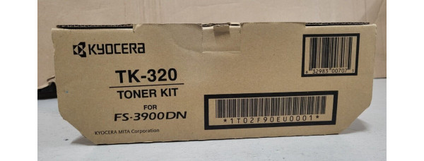 Toner Kyocera TK-320 Schwarz 1T02F90EUC Neu OVP Original FS-3900DN . 
