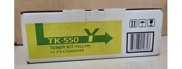 Toner Kyocera TK-550Y Gelb 1T02HMAEU0 Neu OVP Original FS-C5200DN . 
