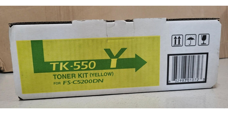 Toner Kyocera TK-550Y Gelb 1T02HMAEU0 Neu OVP Original FS-C5200DN . 