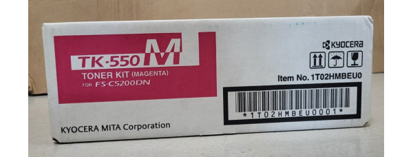 Toner Kyocera TK-550M Magenta 1T02HMBEU0 Neu OVP Original FS-C5200DN . 